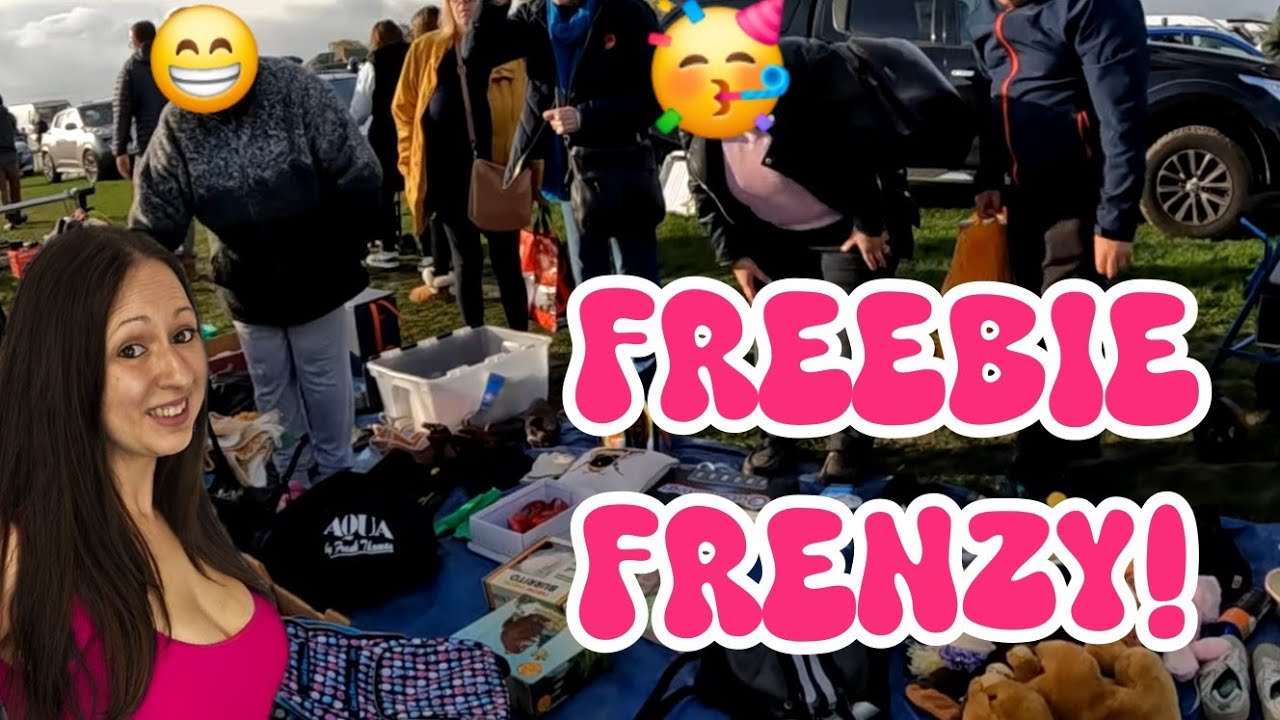 I gave everything away for FREE and a crowd formed instantly! Selling at the car boot sale