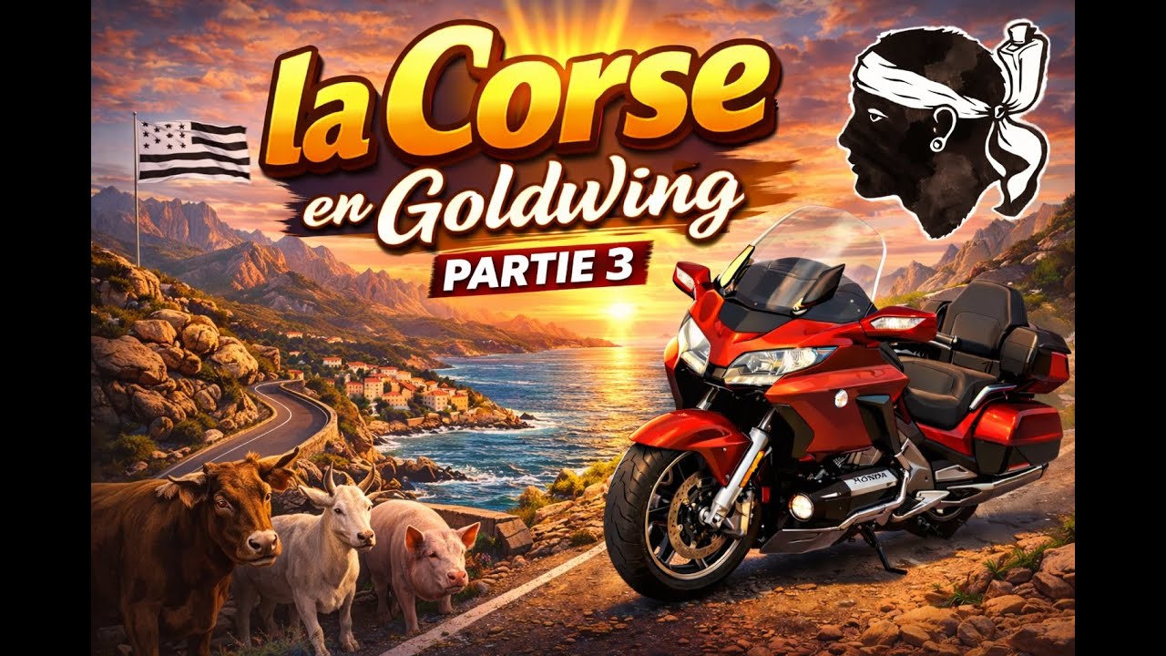 J'ai traversé la Corse en Goldwing et voilà ce qui s'est passé