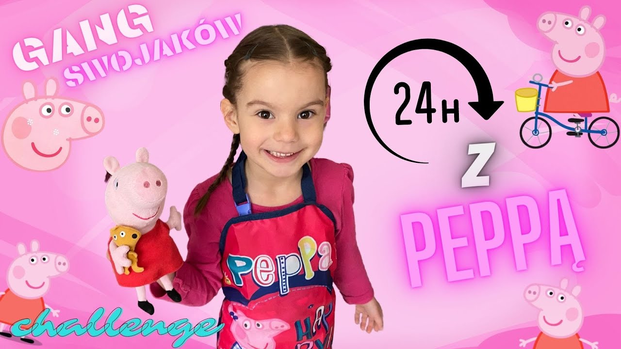 24h ze świnką Peppą- challenge🐽 Gang Swojaków