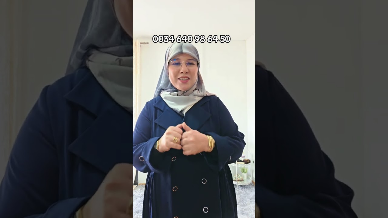 عباية على شكل كوستيم كلاص ديال لكلاص اللهم بارك