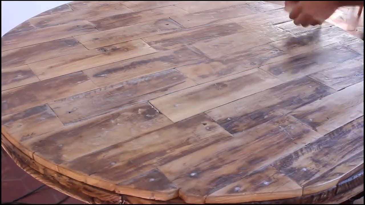 17 Ideias legais de decoração rustica: Mesa com ferragens Recicladas