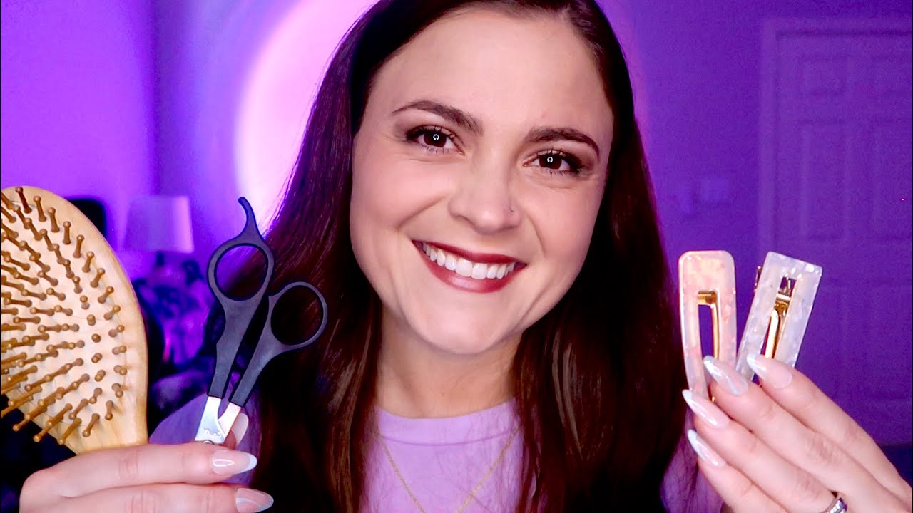 ASMR | Perfecting You For A First Date | Hair Perfecting, Eyebrows, Makeup Adjustments