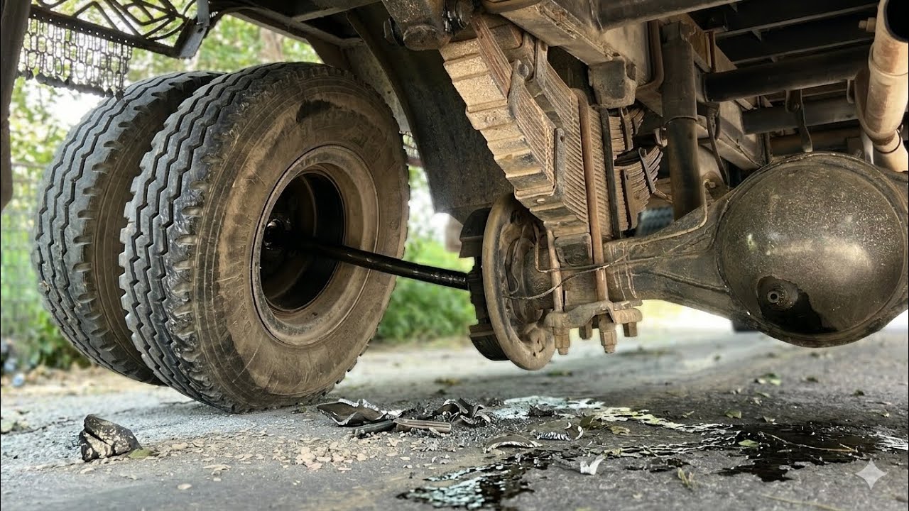 Pakistani Truck Tube Neck Snapped Completely on Highway! 🥹