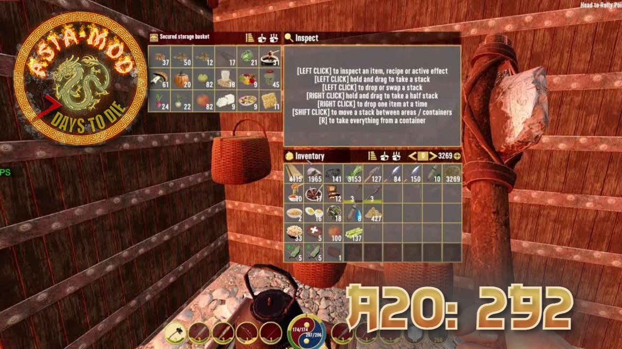 #7daystodie #asia-#mod A20: Frisch, Fromm, Fröhlich, Bunt: #292