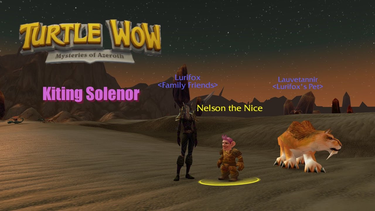Kiting Solenor Turtle WoW