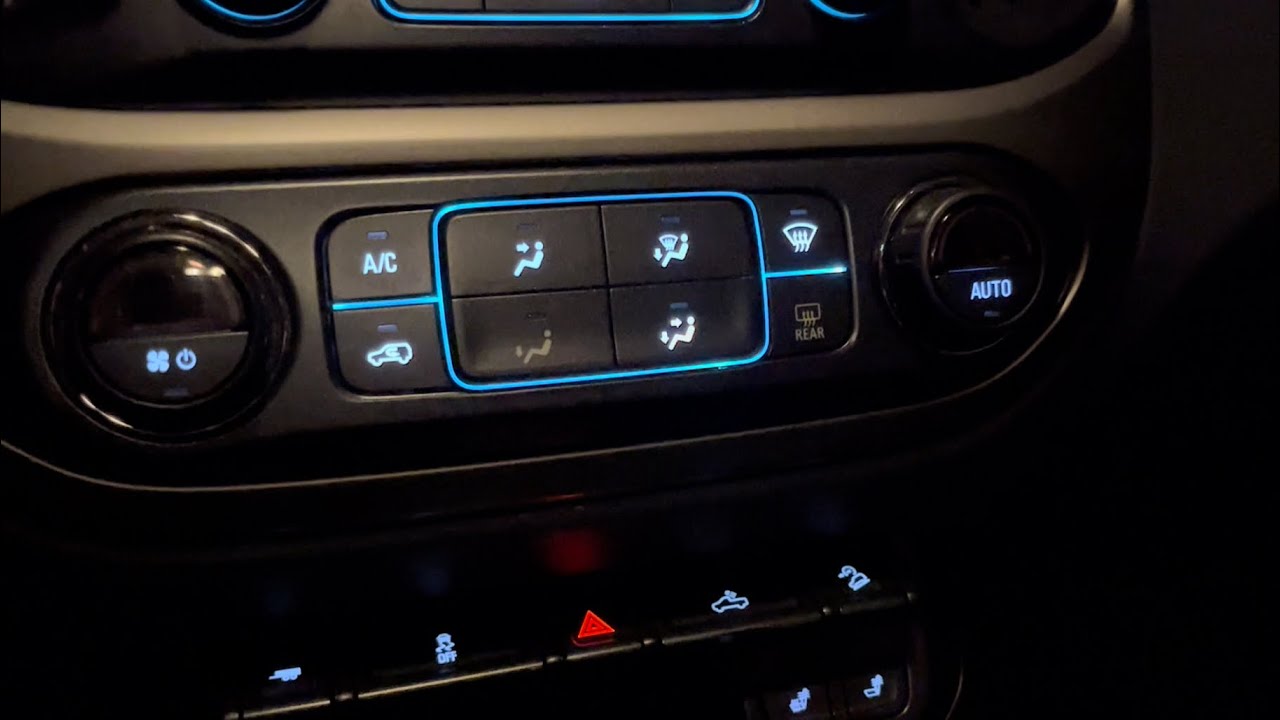 HVAC Climate Control Module Info Screen Replacement 2015-2022 2nd Gen Chevy Colorado GMC Canyon