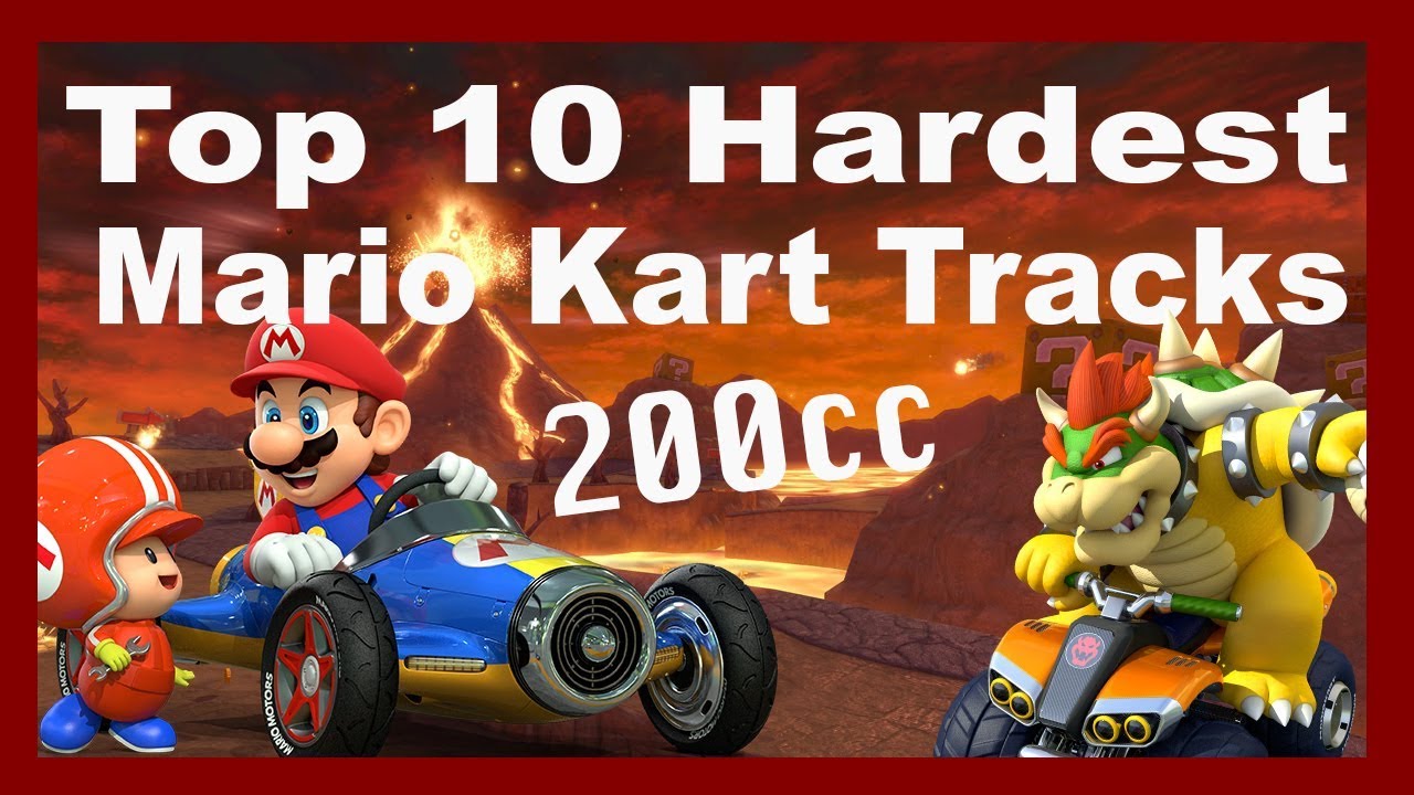 Top 10 Hardest Mario Kart 8 Deluxe Courses