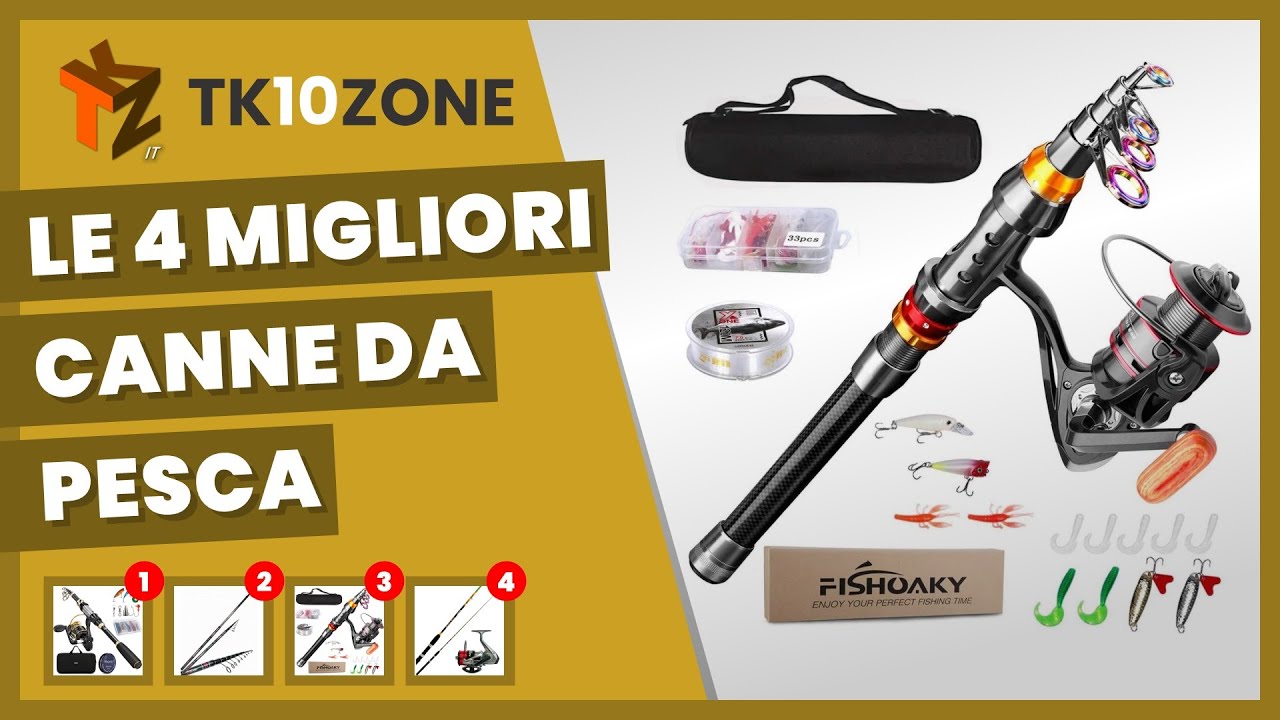 Le 4 migliori canne da pesca