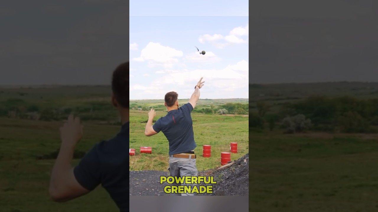 Australian F1 grenade vs. American M67 grenade