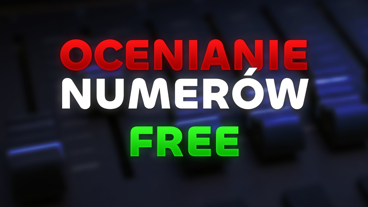 💥 OCENIANIE NUMER&Oacute;W ZA DARMO [PREMIUM🏆] - WTOREK MAX 24:30!!