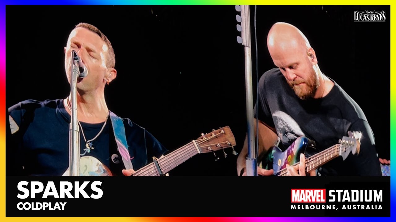 Coldplay - Sparks (Will Champion on Bass) Melbourne, Australia  October 30, 2024