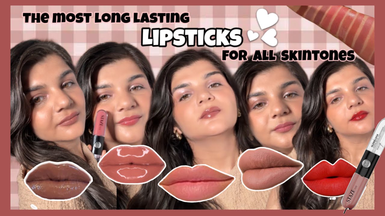 Best Lipsticks For Indian Skintones🤎 Most Longlasting and Transferproof 🎀