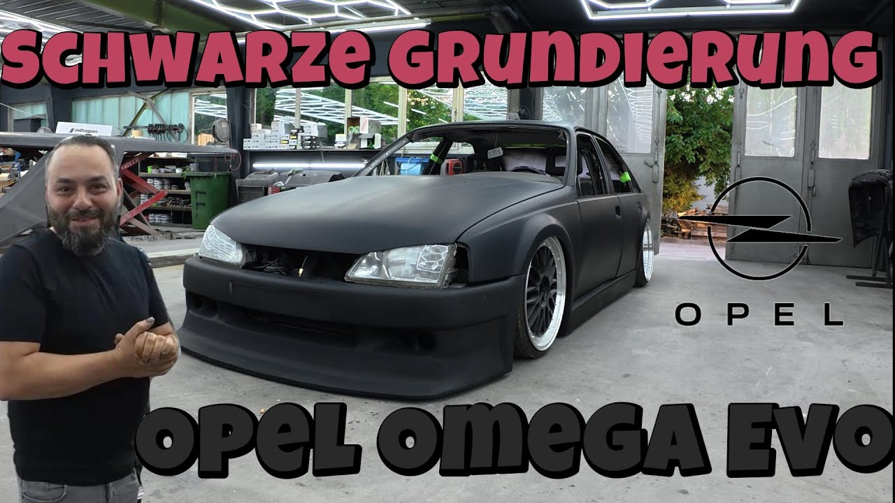 OPEL OMEGA Endlich wieder am Start! Schwarze Grundierung nach 3 Wochen Pause