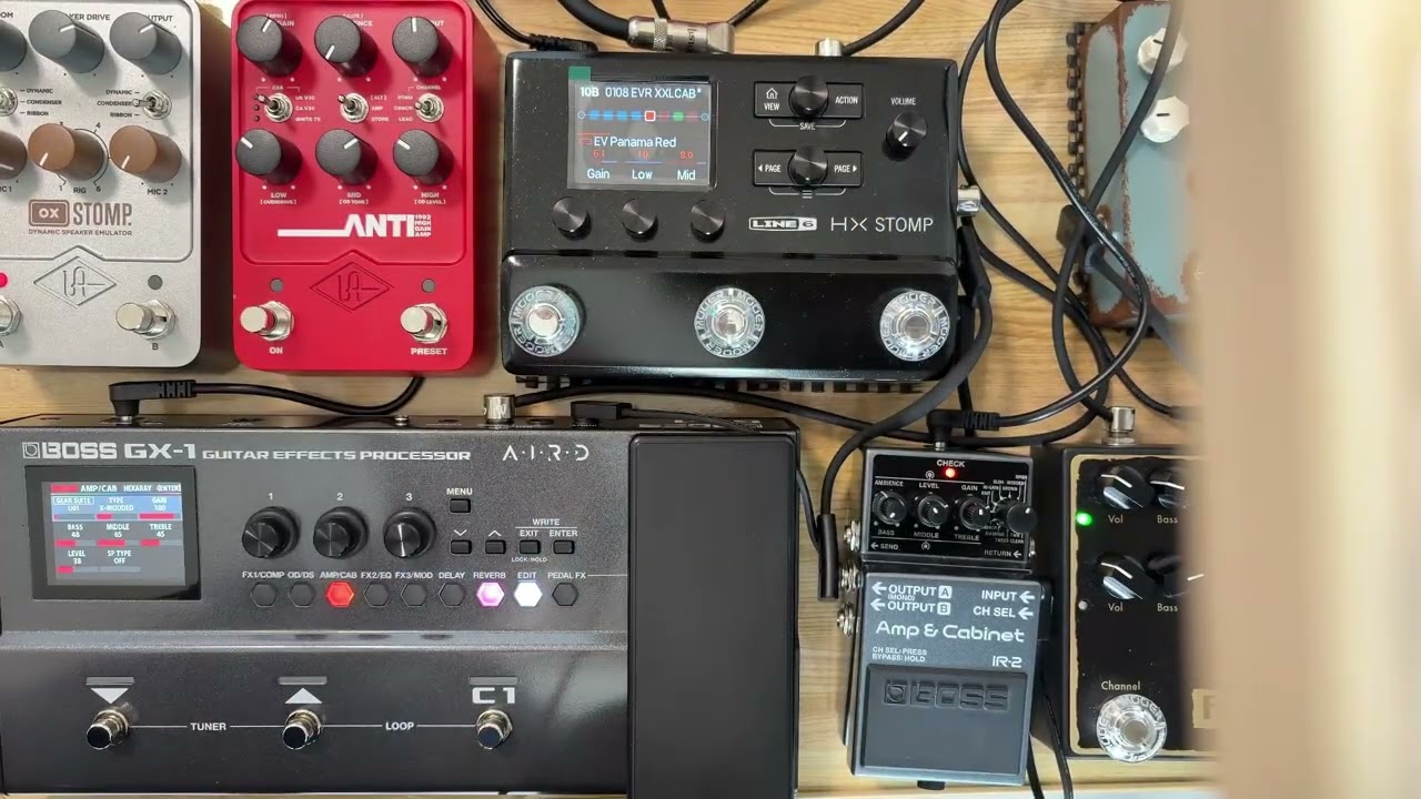 ANTI vs GX-1 vs IR-2 vs HX STOMP（with OX STOMP） – Which Do You Prefer?