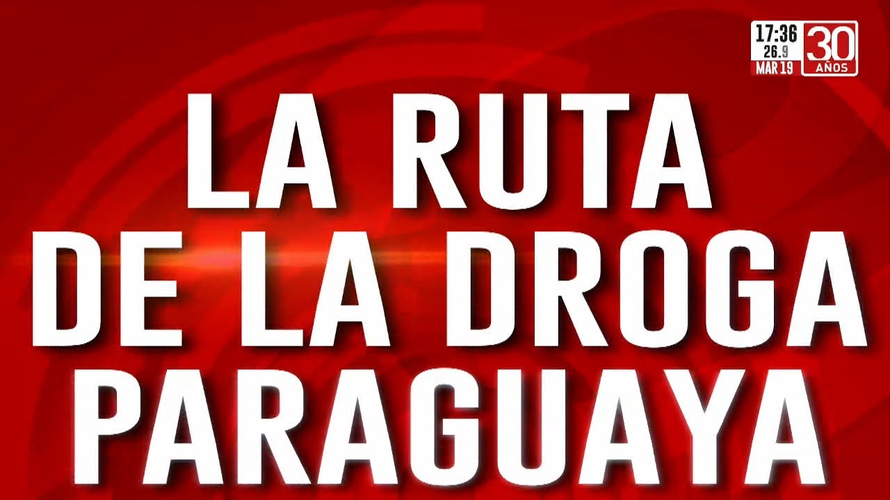 La ruta de la droga paraguaya: impresionante operativo en la selva