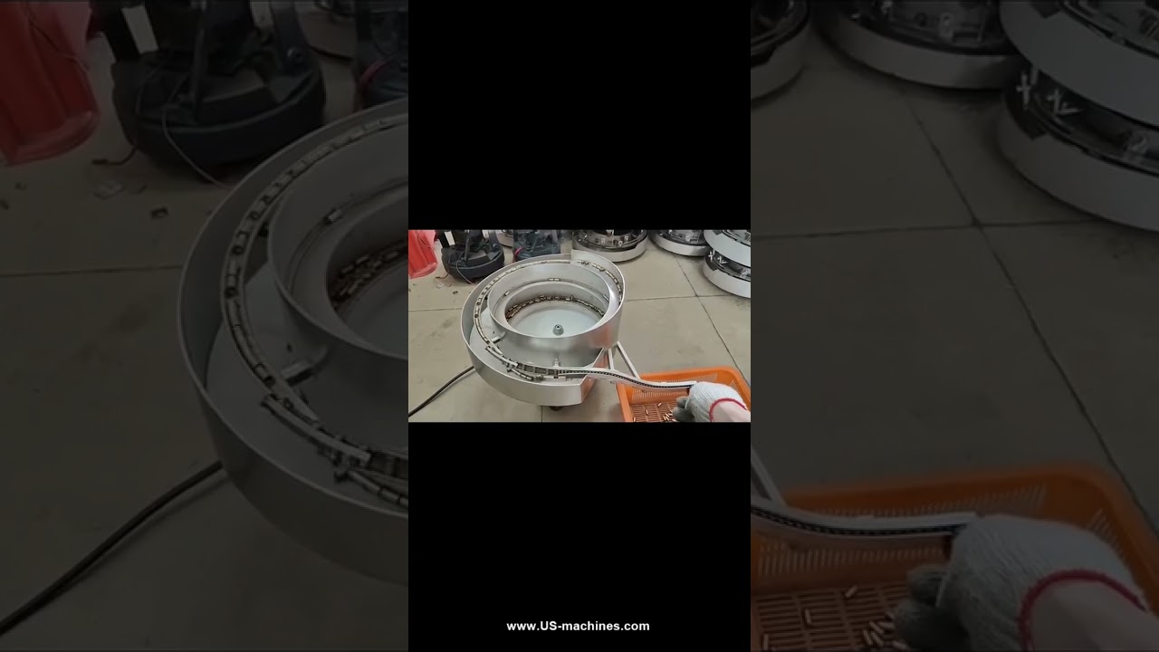 Customized vibrating bowl feeding disc for small size parts