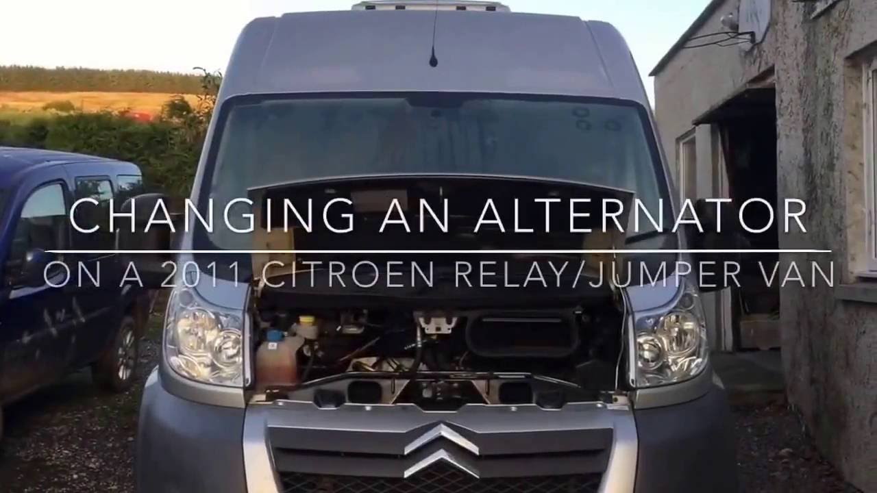 Changing an Alternator Citroen Relay / Jumper Van Pt1/2