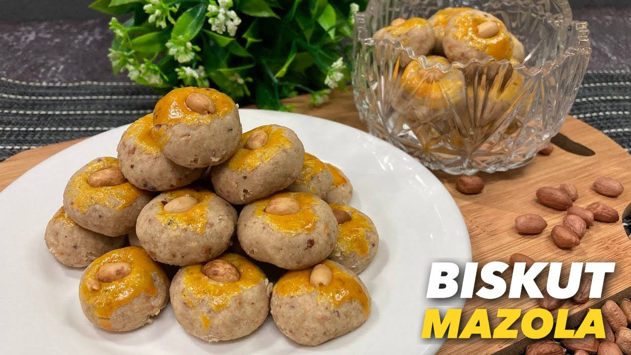 Biskut Kacang Mazola Sukatan Cawan