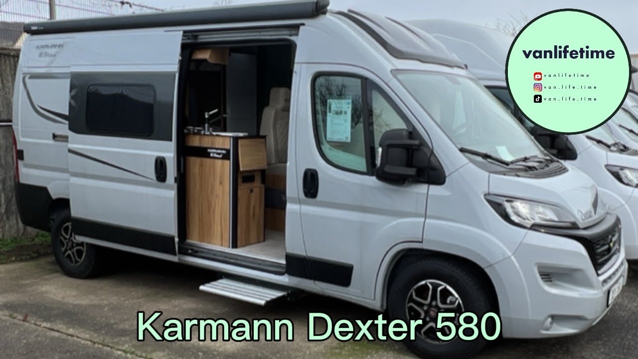 Campervan mit einzigartig versteckter Dusche Karmann Dexter 580 Kastenwagen Mobilhome Van Bobil