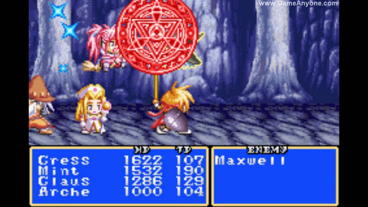Tales of Phantasia [GBA] Walkthrough - Part 22 - BOSS: Maxwell