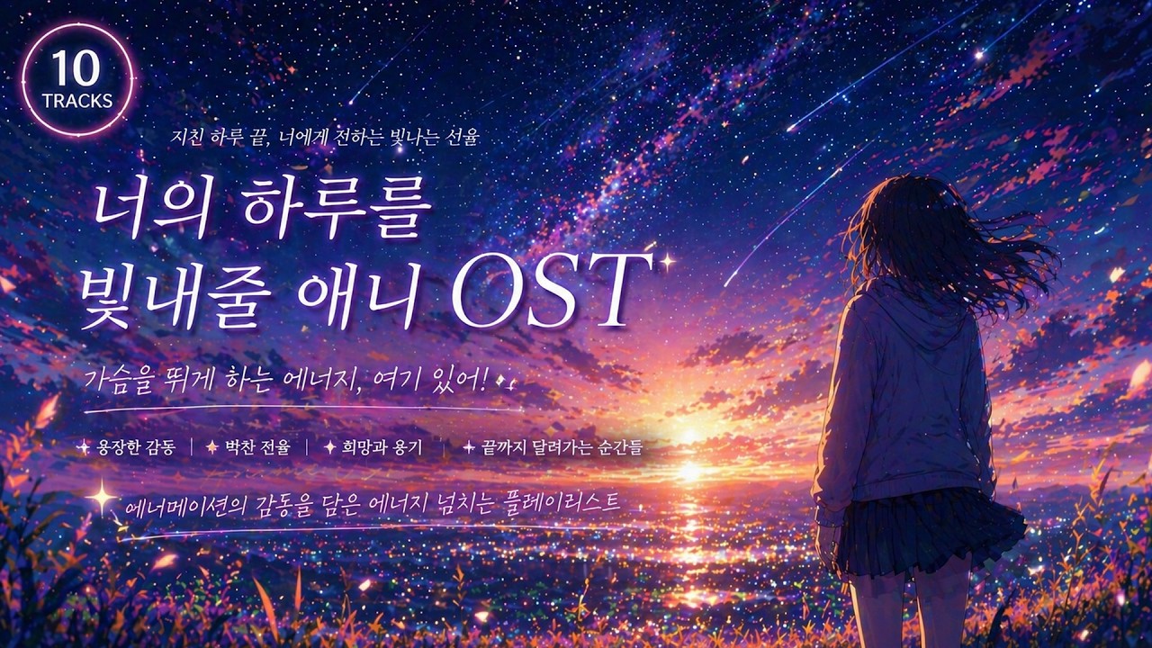 StarLight Odyssey | 밤 하늘에 쏟아지는 별빛, 꿈 많았던 어린시절이 그리울때 #힐링음악 #애니감성