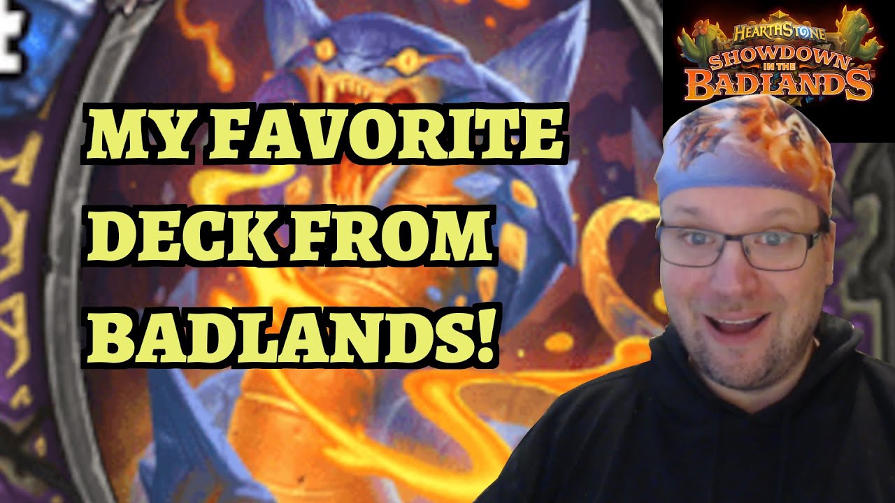My FAVORITE DECK from the Badlands Pre-Release! Cursed Excavation Warlock - Hearthstone