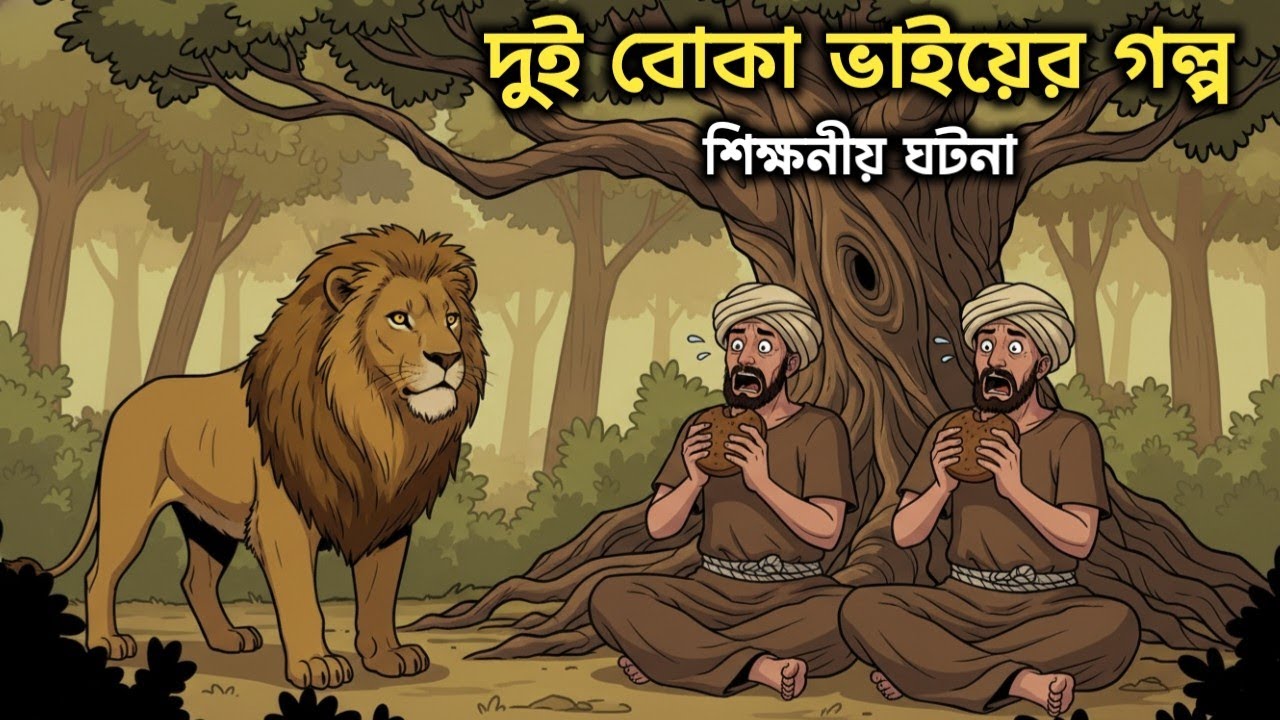  যেমন কর্ম তেমন ফল। দুই বোকা ভাইয়ের গল্প। শিক্ষনীয় গল্প। 