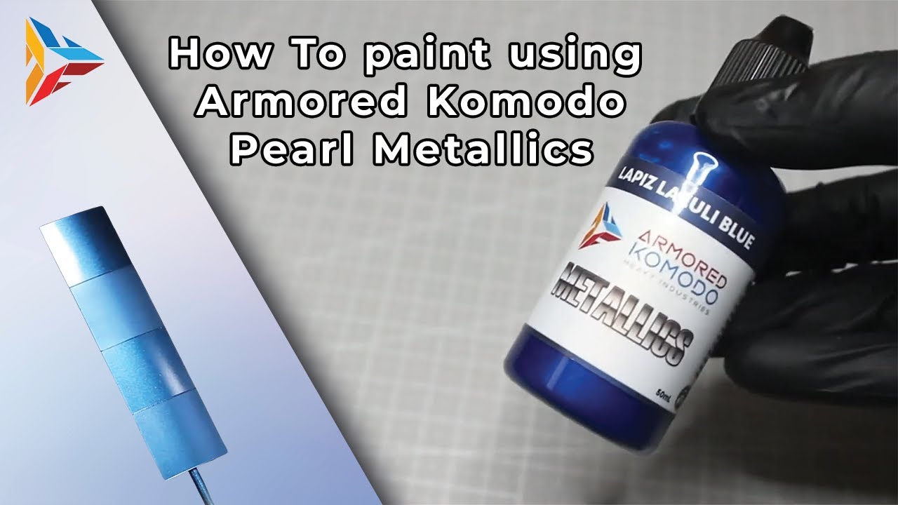 How To paint using Armored Komodo Pearl Metallics | Product Tutorial | Armored Komodo