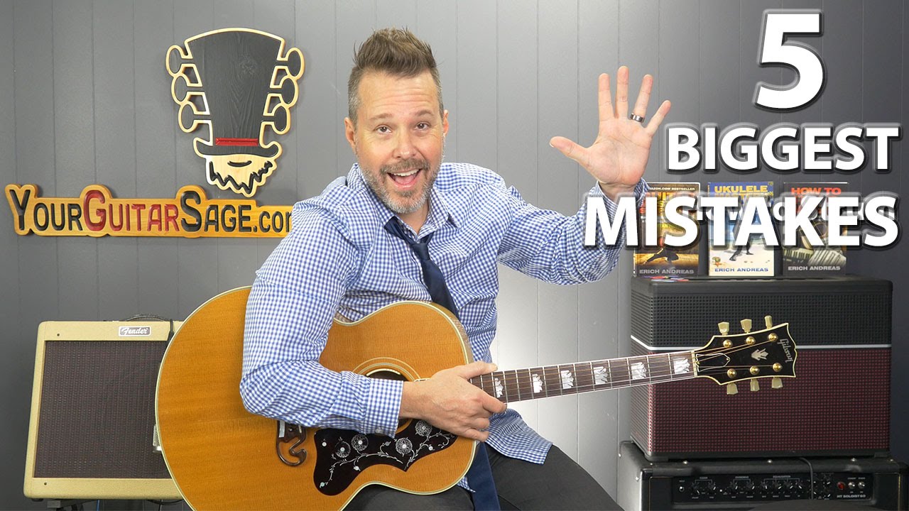 Top 5 Biggest Mistakes When Practicing Guitar