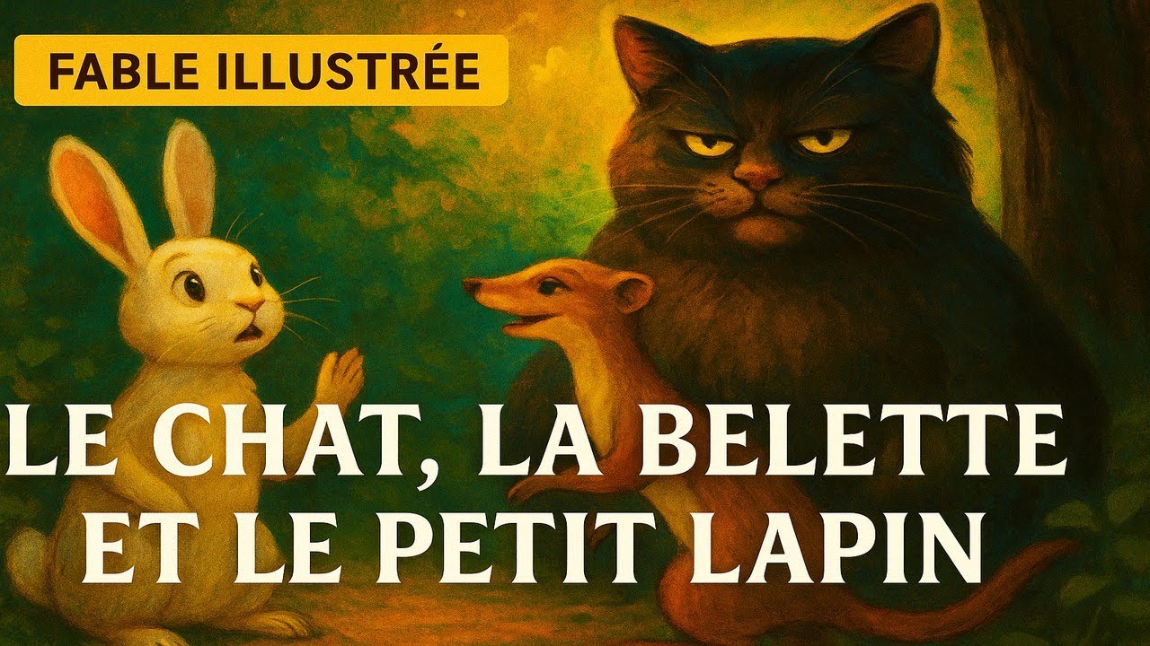 Le Chat, la Belette et le Petit Lapin 🐰 | Fable illustrée de La Fontaine 2025