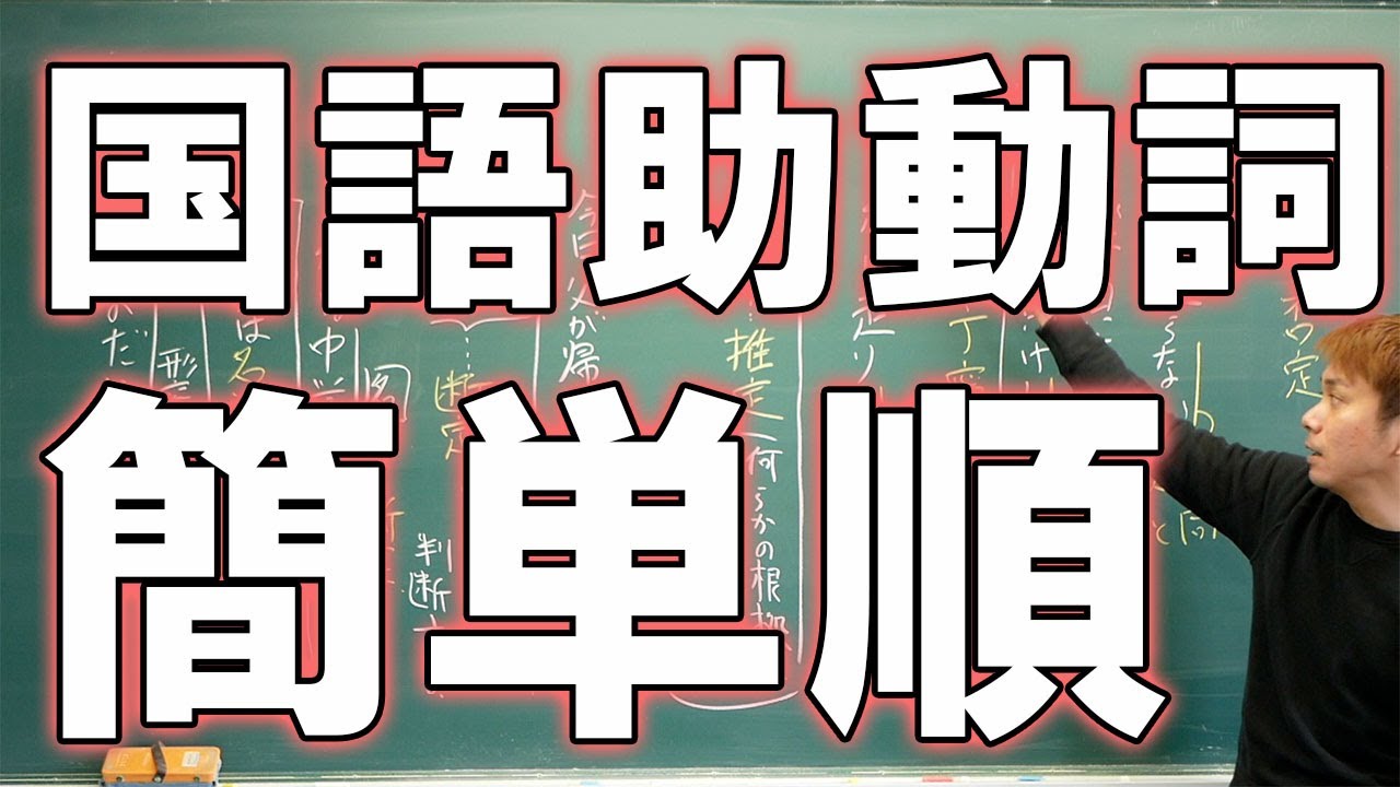 【中3国語】助動詞は意味の少ないものから順に覚えると挫折しにくい 助動詞1【初学者用】