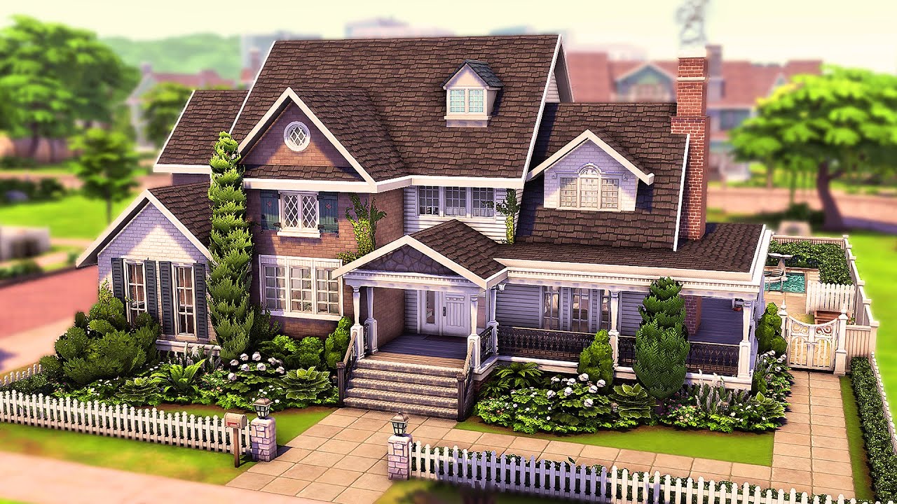 Huge Family Home | The Sims 4 Speed Build