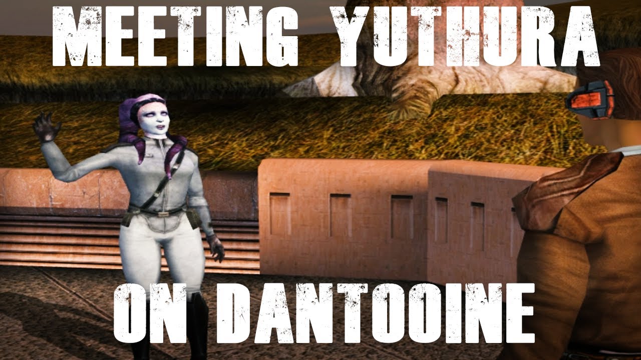 KOTOR - Meeting with Yuthura Ban at the Dantooie Jedi Academy