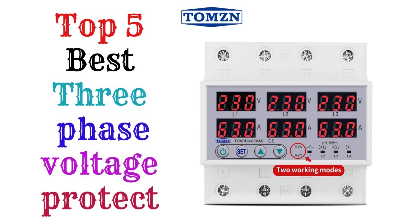 Top 5 Best 3 PHASE VOLTAGE PROTECTOR