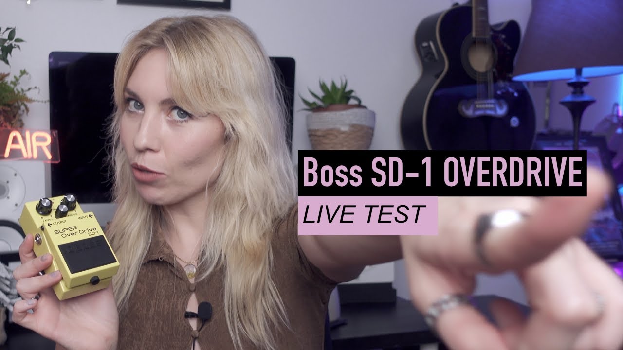 Boss SD-1 Super Overdrive Pedal Live test