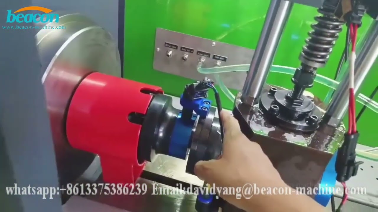 Common Rail Injector Pump Test Bench CR819 EUI EUP CAMBOX Function Demo