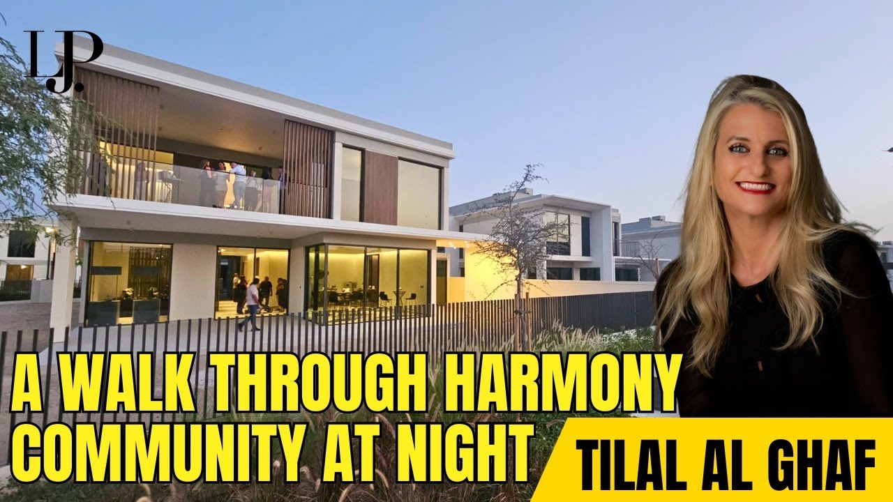 An evening walk through Harmony Community, Tilal Al Ghaf