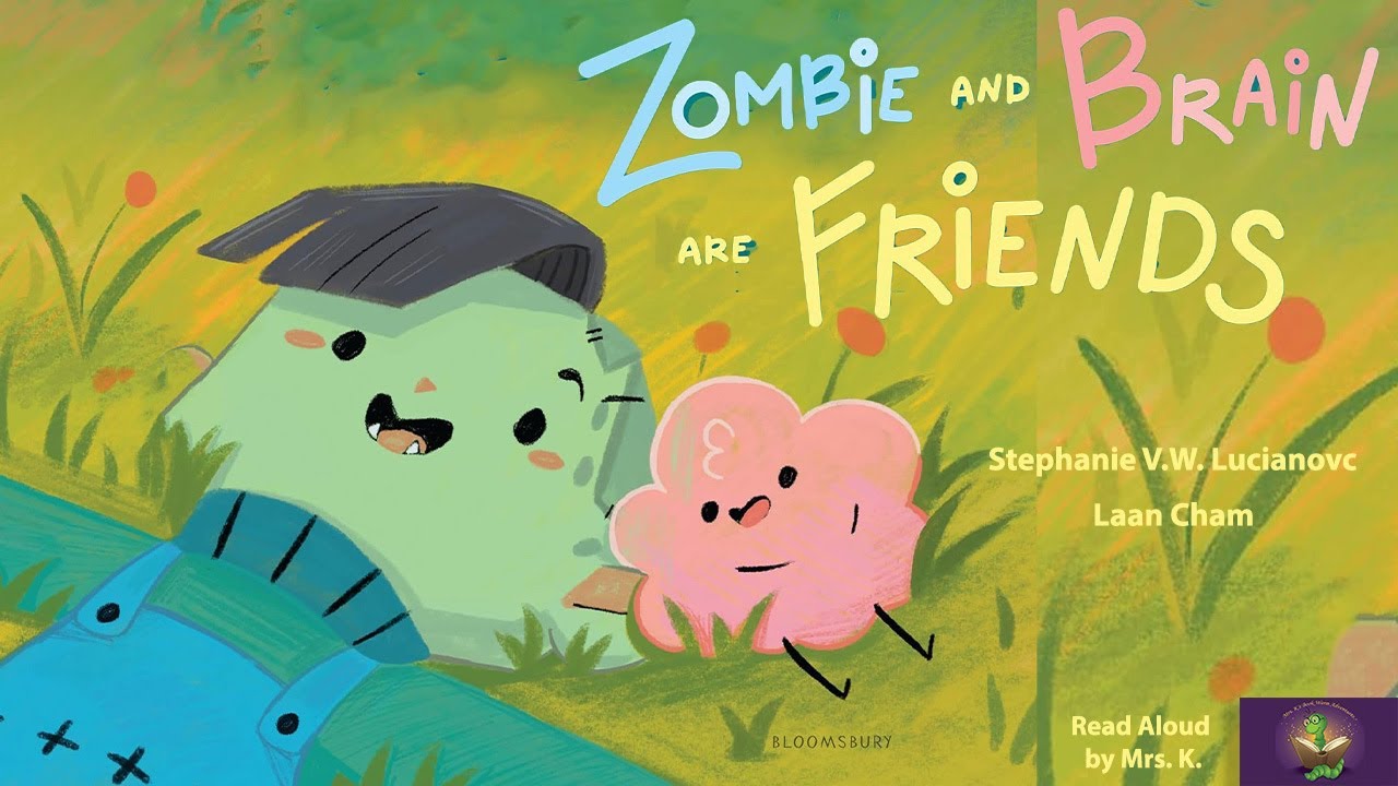 ZOMBIE AND BRAIN ARE FRIENDS | Halloween Read Aloud for kids | Picture Book | Storytime | READ-ALOUD