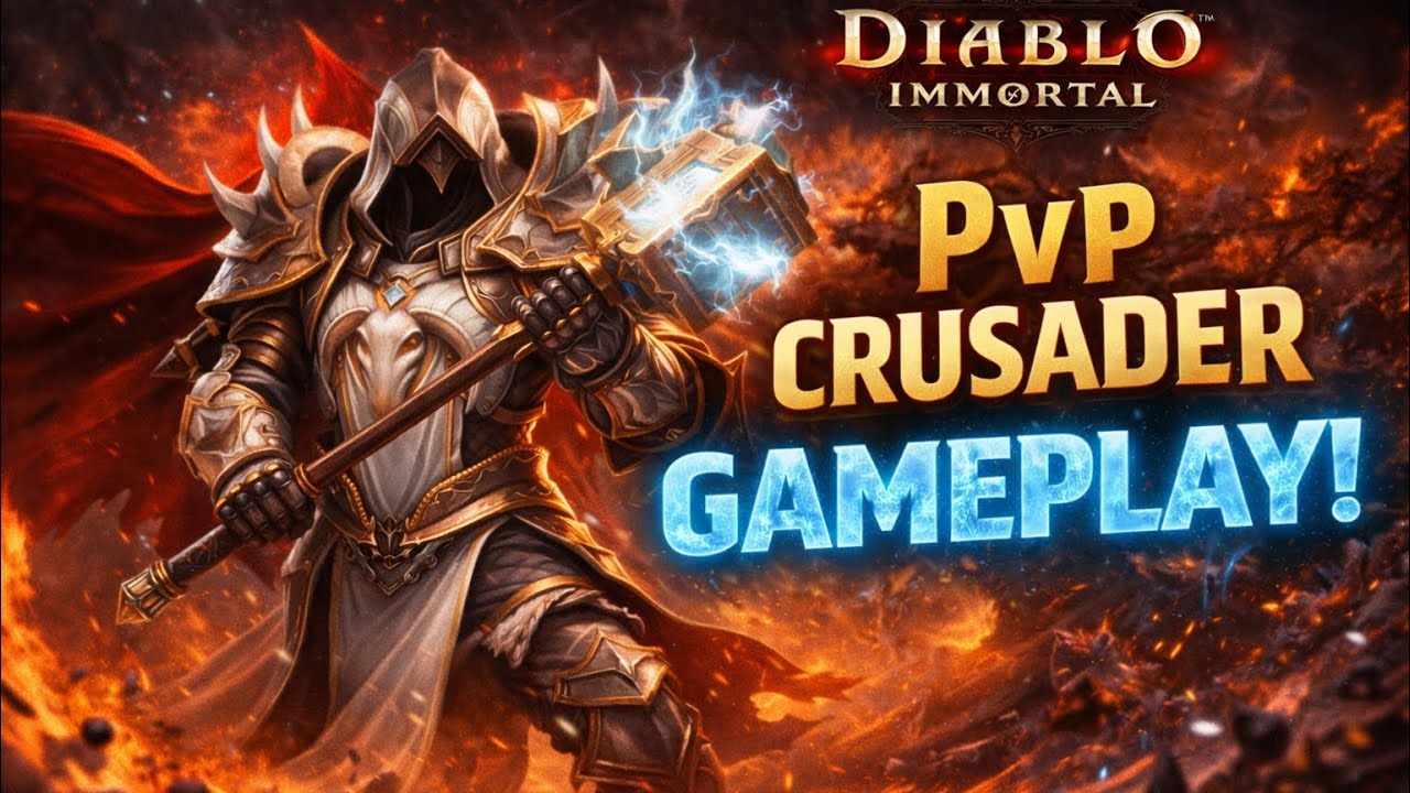 🔥Horse Build PVP Control Crusader | Diablo Immortal 2026 | AOE + CC | PvP test Gameplay 