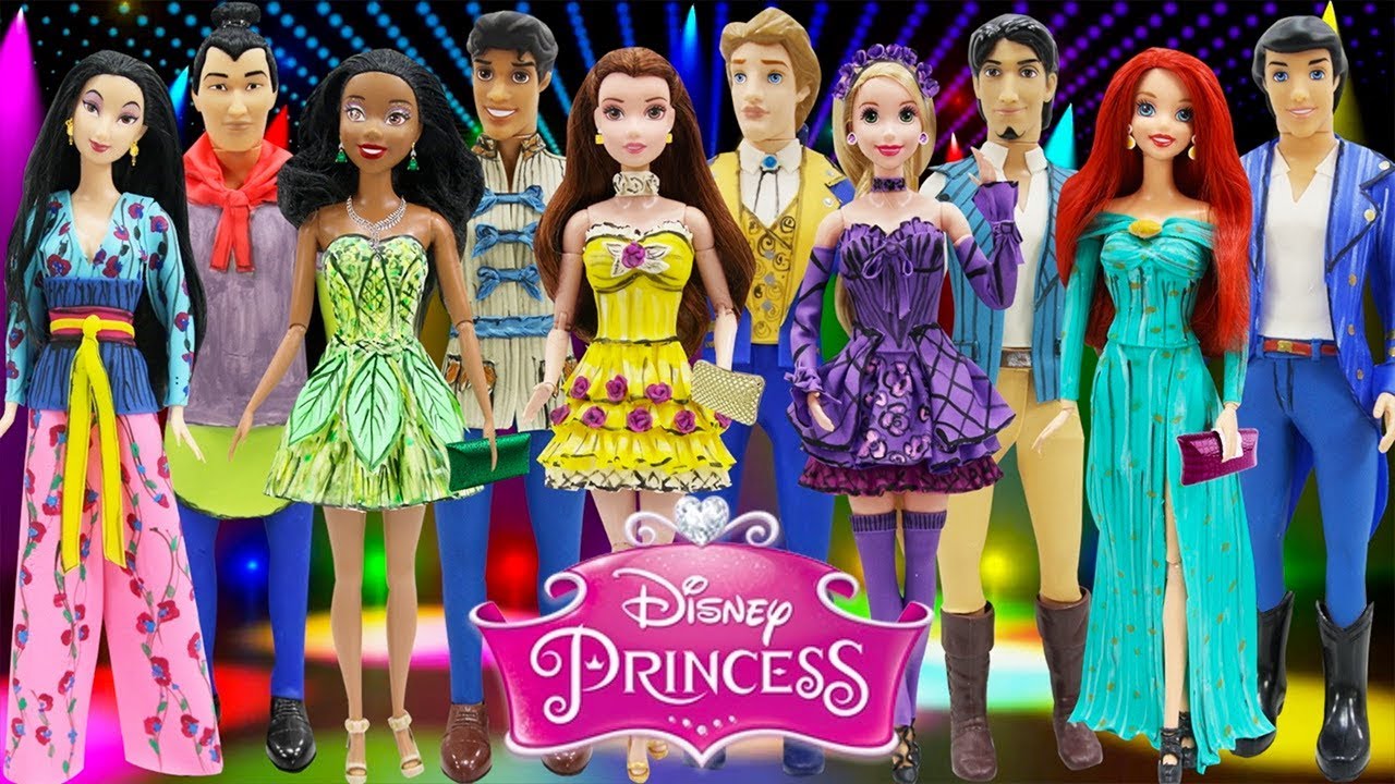 Play Doh  Disney Princess Couples Inspired Costumes