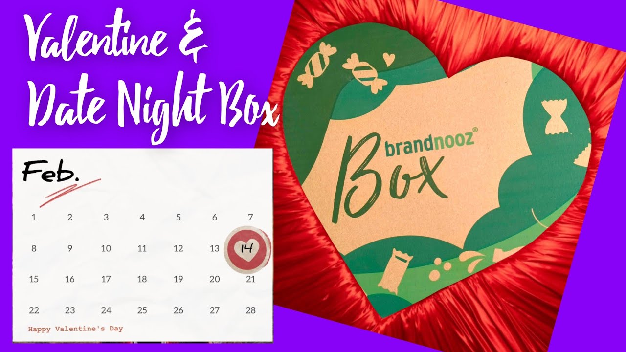 Valentine & Date Night Box, Limited Edition von Brandnooz | #cala #foodbox #unboxing #valentinstag