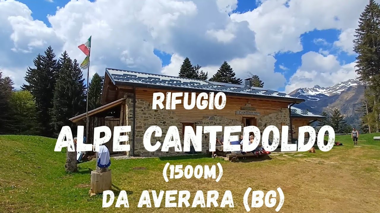 (R94) Rifugio Alpe Cantedoldo (1500m) da Averara (BG) 