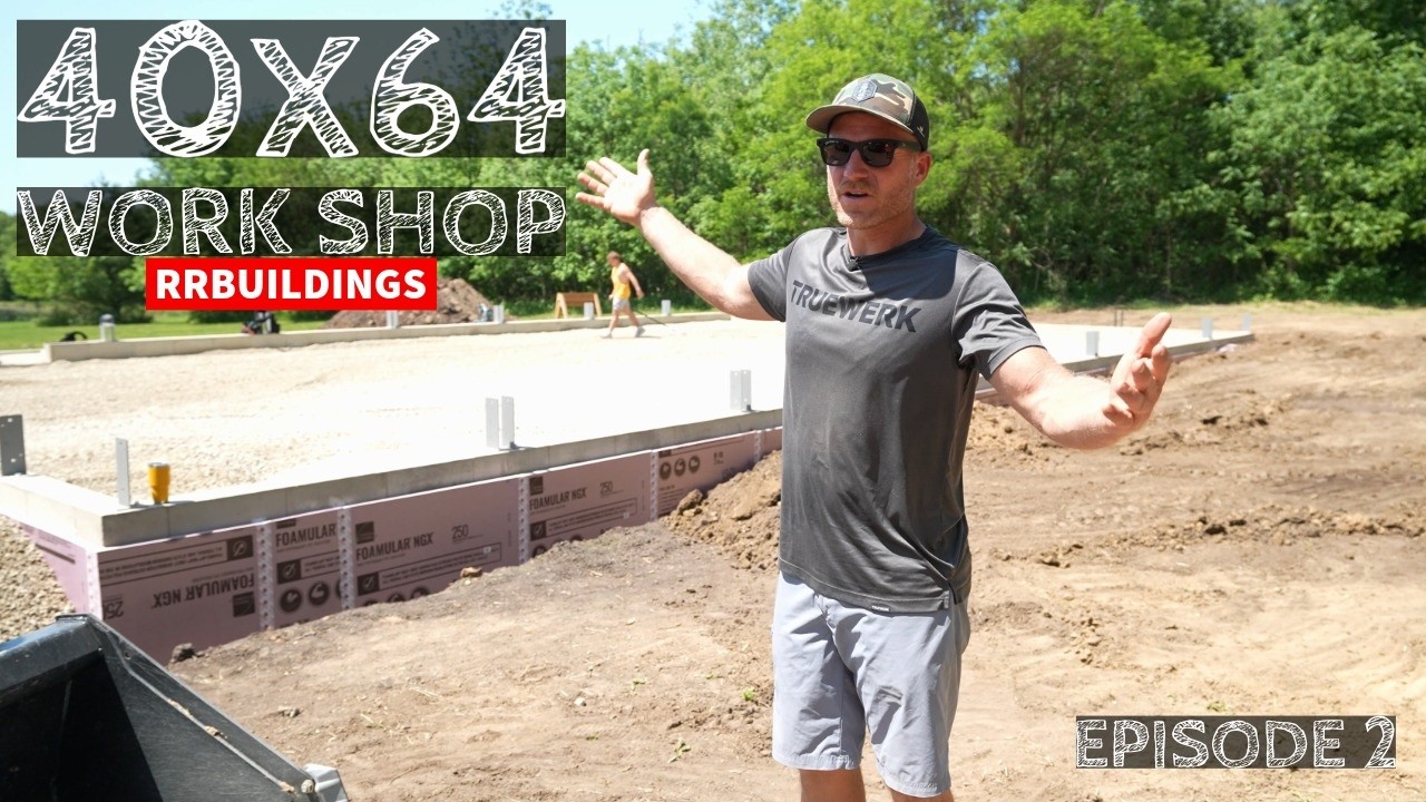 40x64 Shop Ep.2: Backfill, Brackets, and CAUGHT A HUGE MISTAKE