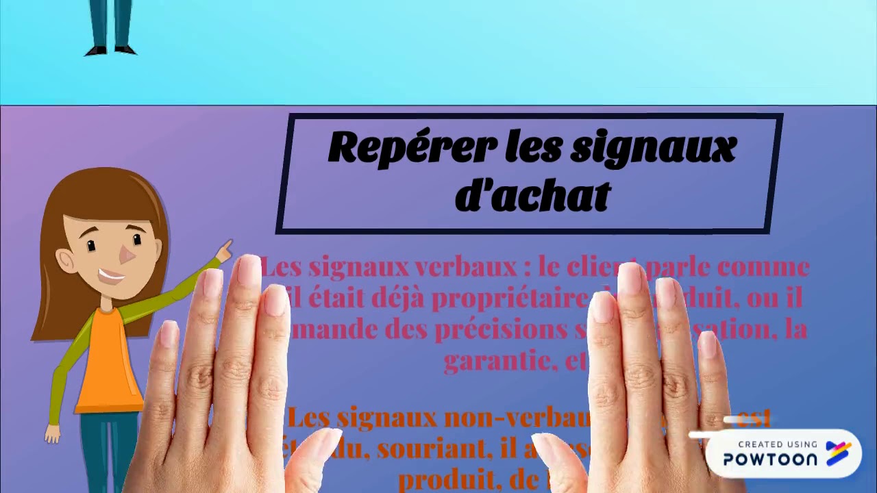 La conclusion de la vente