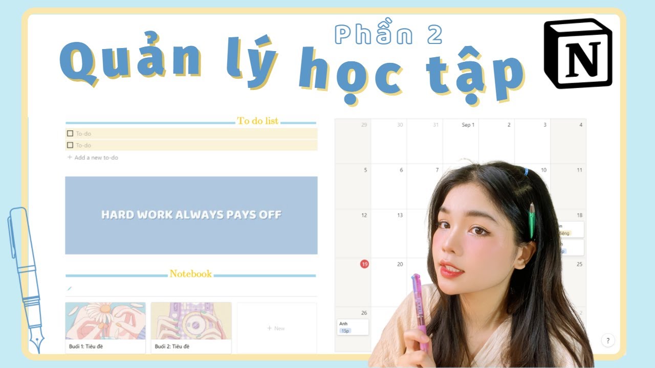 #4 Quản lý học tập hiệu quả STUDY NOTION TEMPLATE cho học sinh (P2) | Notion không khó | Dinh Ah