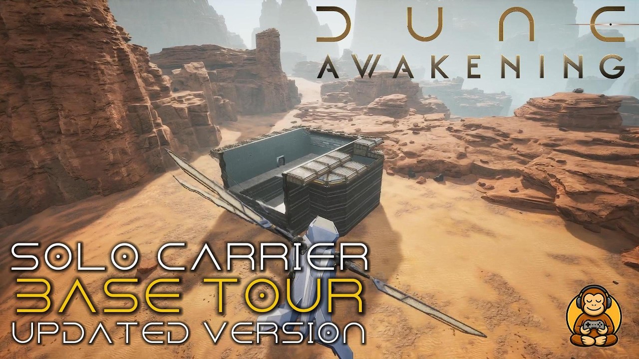 Updated: Deep Desert Carrier Base for Ambitious Solo Players | Compact & Efficient | Dune Awakening
