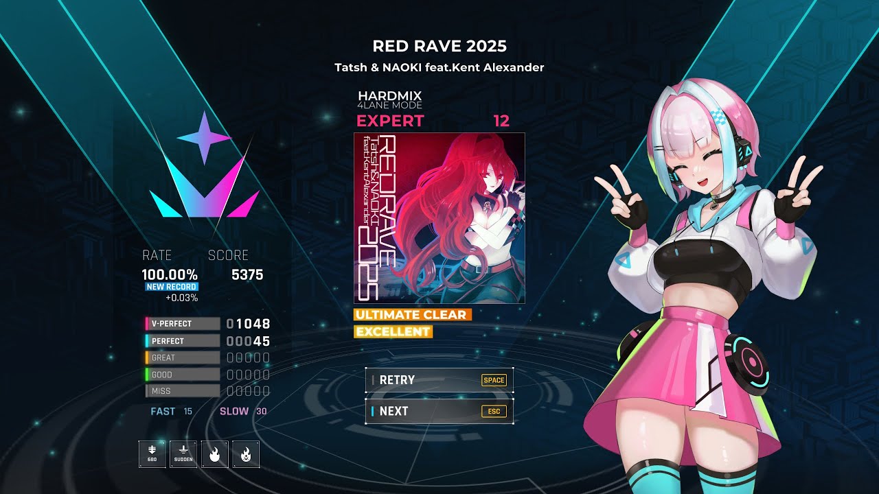 【MASH VP! Re:VISION】RED RAVE 2025 [4LANE EXPERT]