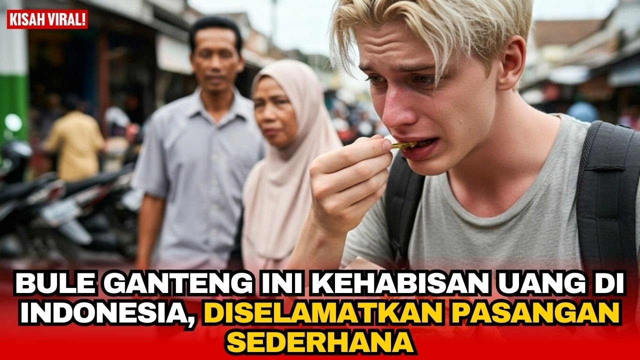 BULE RUSIA INI NYARIS TERLANTAR DI INDONESIA ,NAMUN NASIBNYA BERUBAH SETELAH BERTEMU ORANG BAIK!