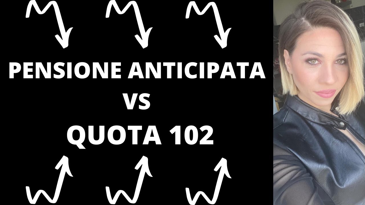 Pensione anticipata VS Quota 102