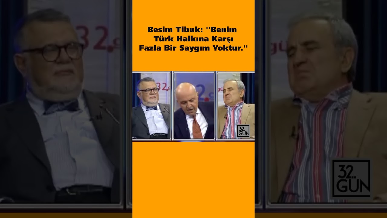 Besim Tibuk: ''Benim T&uuml;rk Halkına Karşı Fazla Bir Saygım Yoktur.'' #besimtibuk #shorts #reels